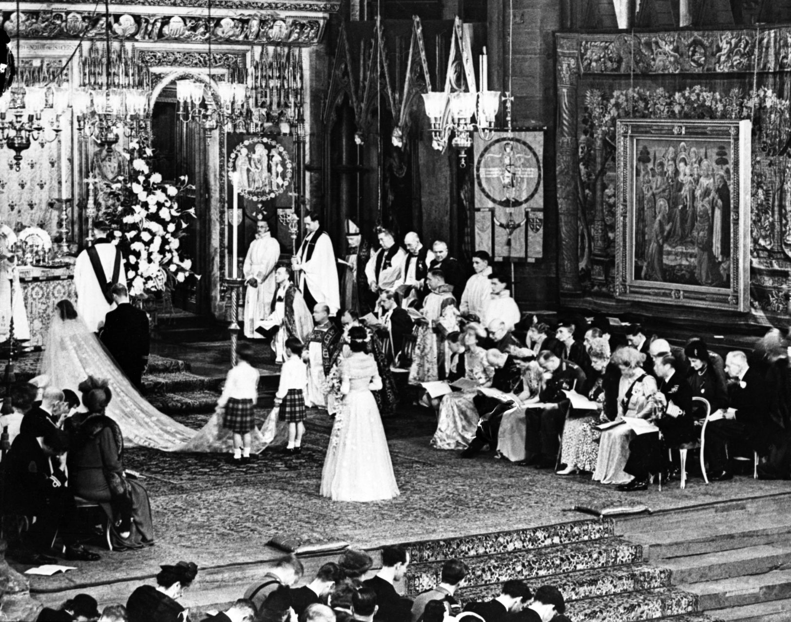 1947: Queen Elizabeth and Prince Philip